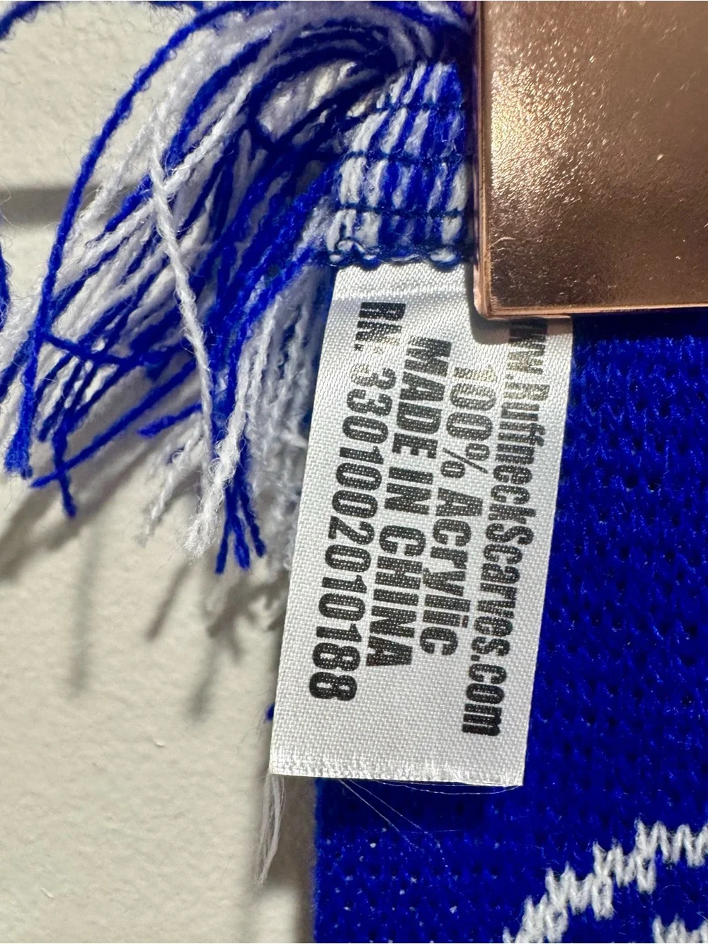 Blau Weiss Gottschee Soccer Scarf NYC Football Club Supporters Schal